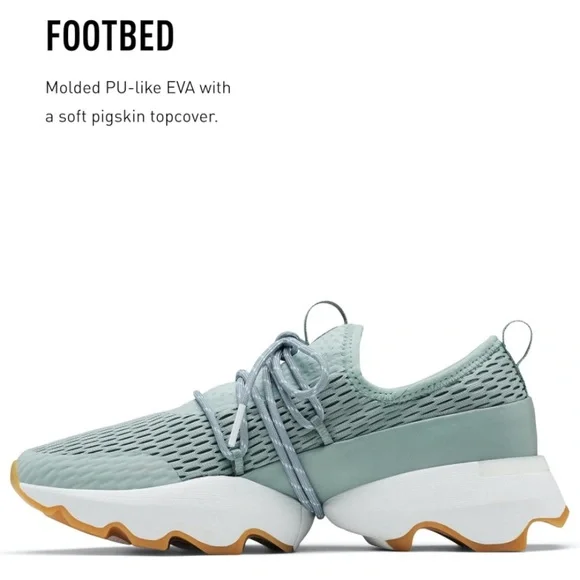 Sorel Women's Kinetic Impact Lace Shoe | Size 7 | Crushed Blue / White - Picture 8 of 10